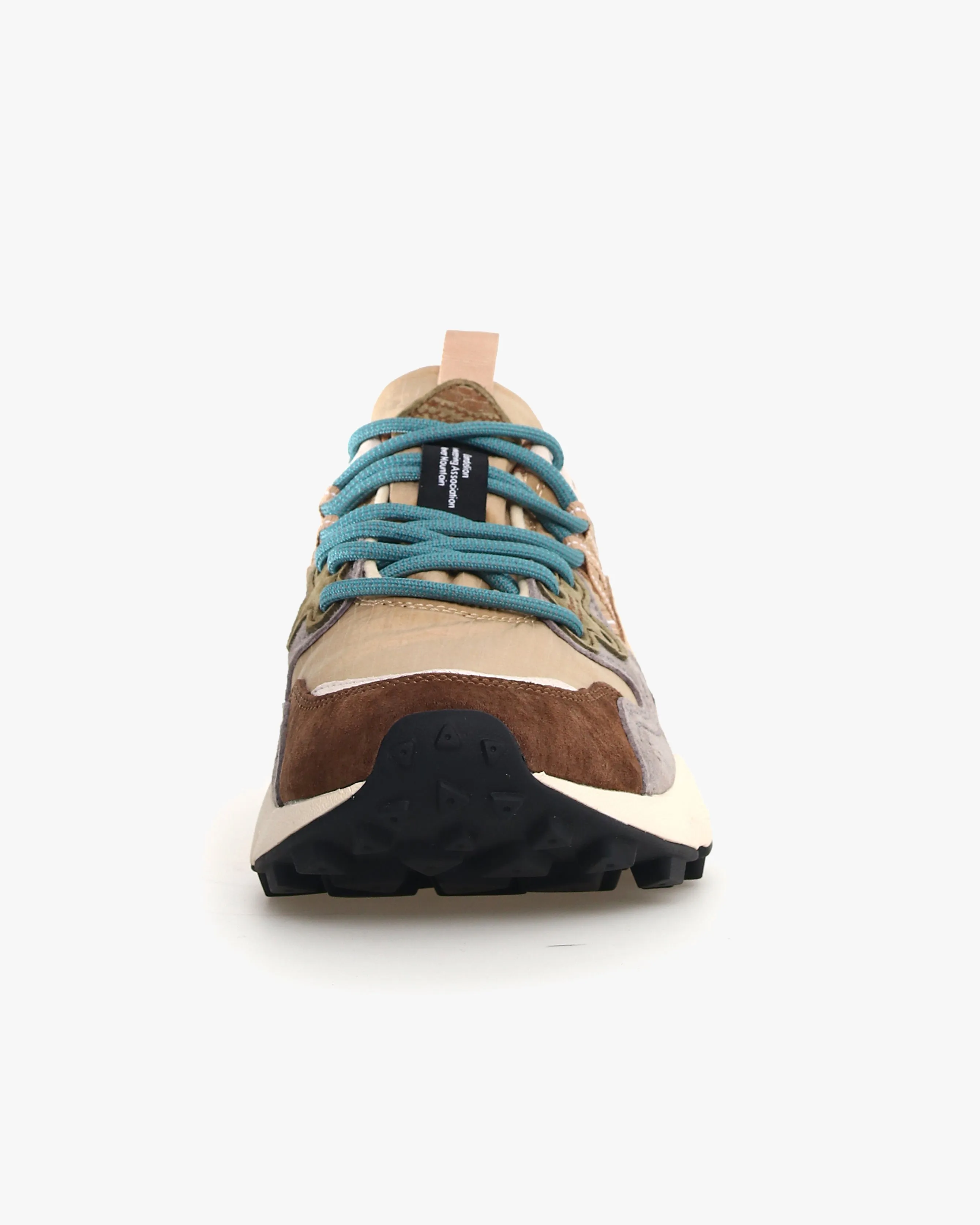 Flower Mountain Yamano 3 Suede & Nylon Ripstop - Brown / Grey