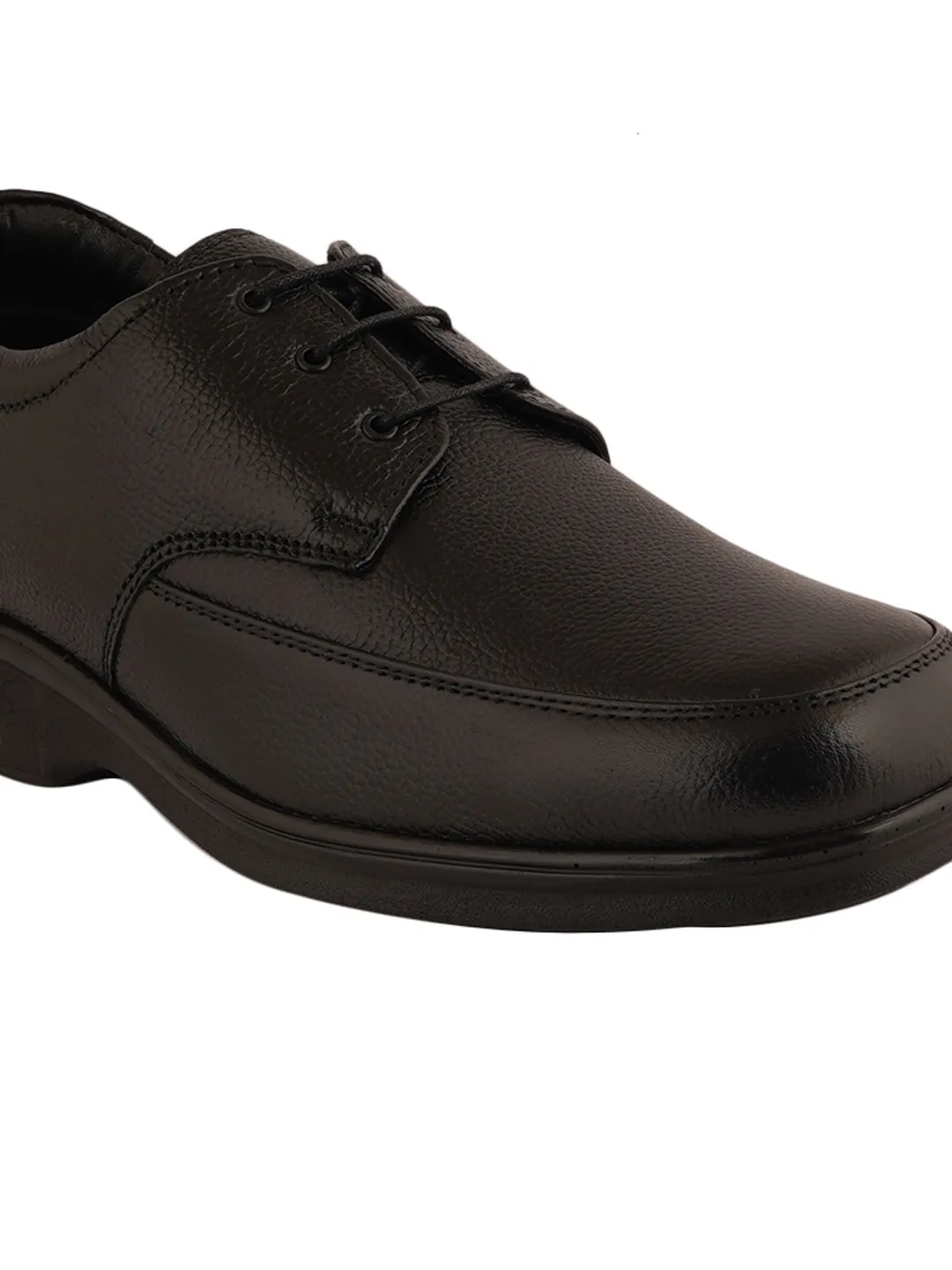 Pelle Albero Black Formal Lace Up Oxford For Men