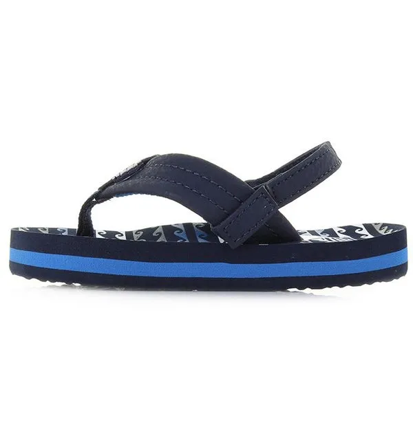 Reef Boys Little Ahi Flip Flops  - Water Blue