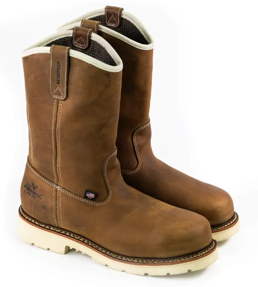 THOROGOOD MEN'S AMERICAN HERITAGE WATERPROOF SAFETY TOE PULL-ON WELLINGTON