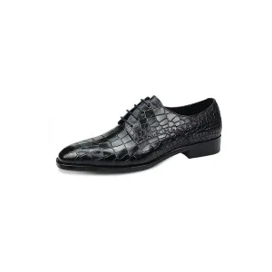 Veltique Croctex Classic Buckle Oxfords