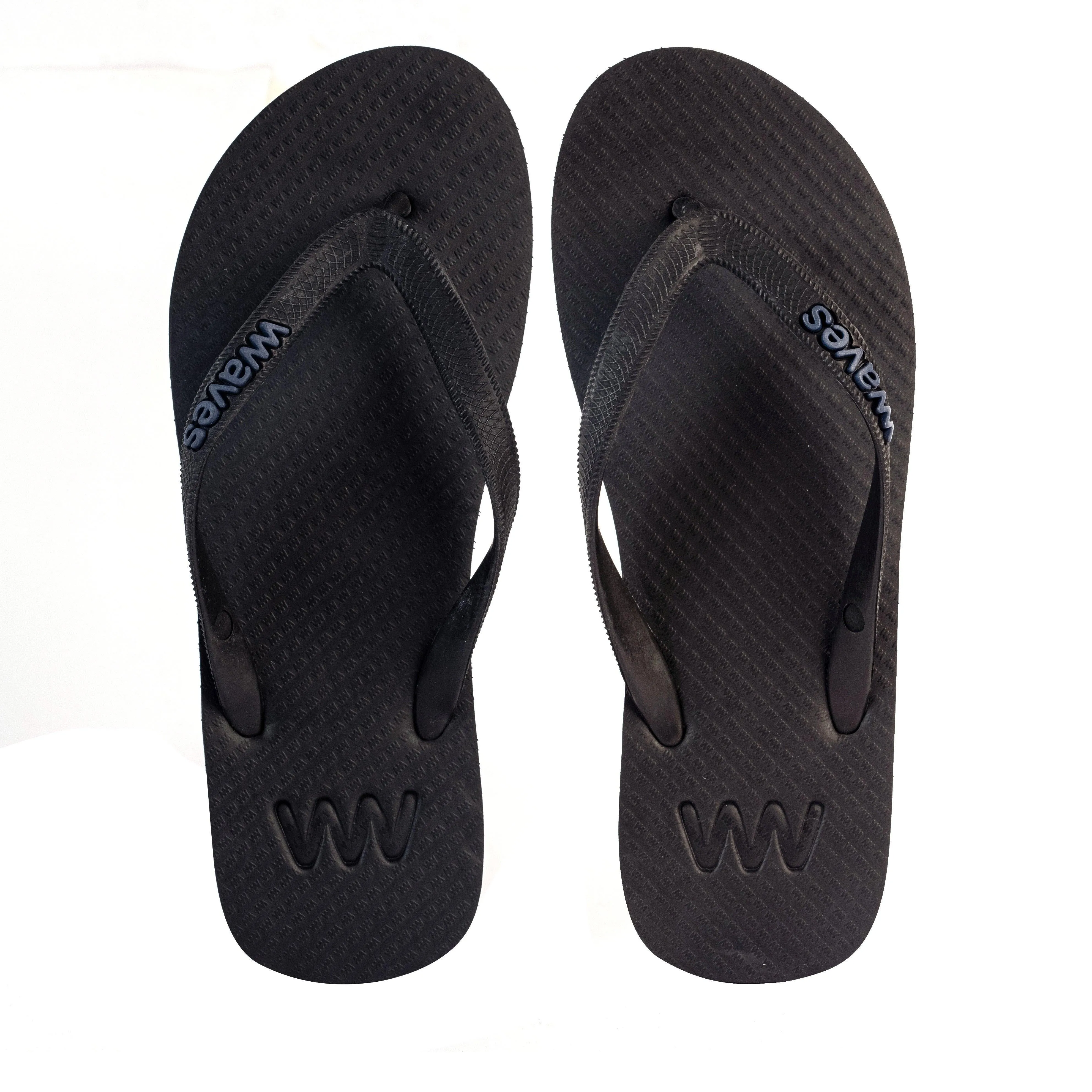 WAVES Men's Waves Plain (UK 8) - Black