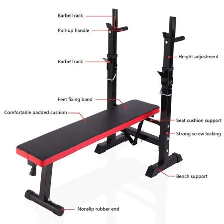 Weight Press Incline Flat Decline Sit Up Bench