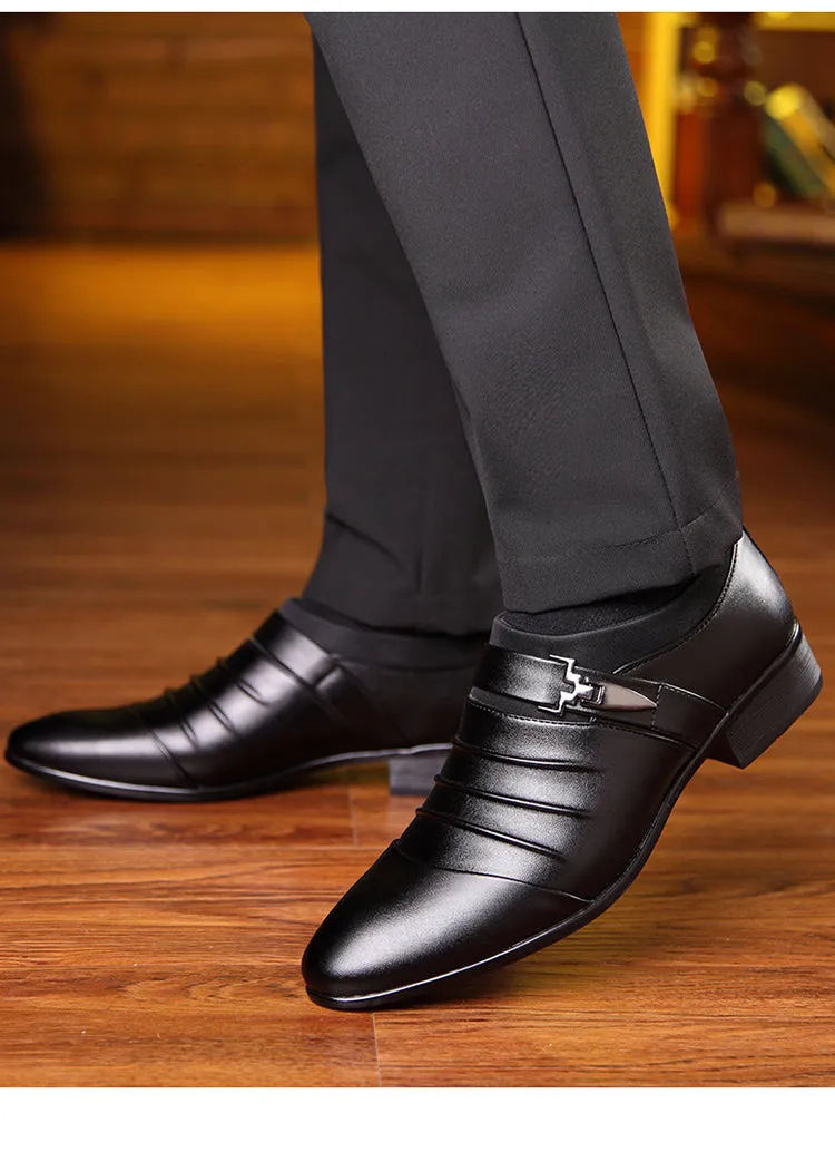 West Louis Leather Business Formal Dress Shoes